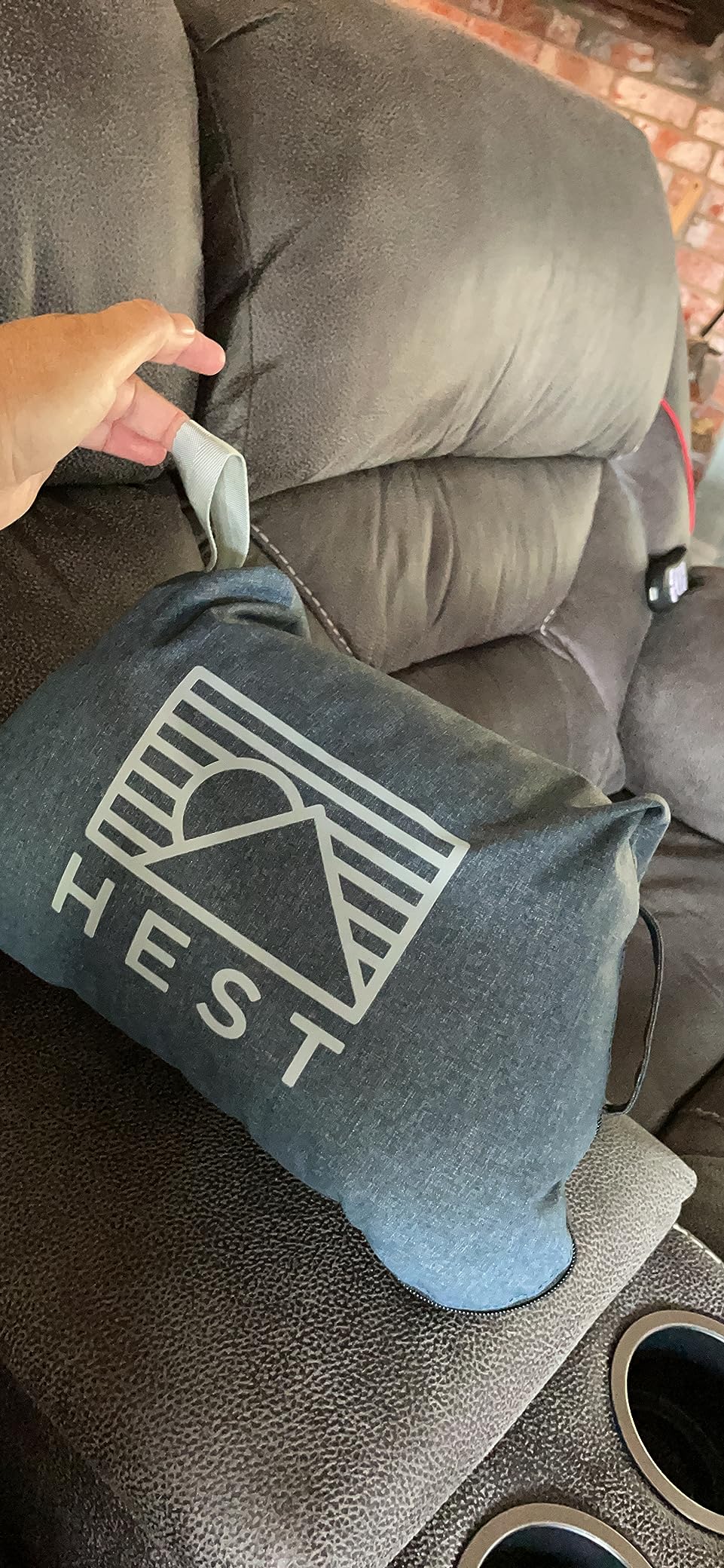 HEST Camping Pillow - Temperature Resilient, Memory Foam, Packable Travel Pillow Customer Review HEST Camping Pillow - Temperature Resilient, Memory Foam, Packable Travel Pillow - Customer Photo 1