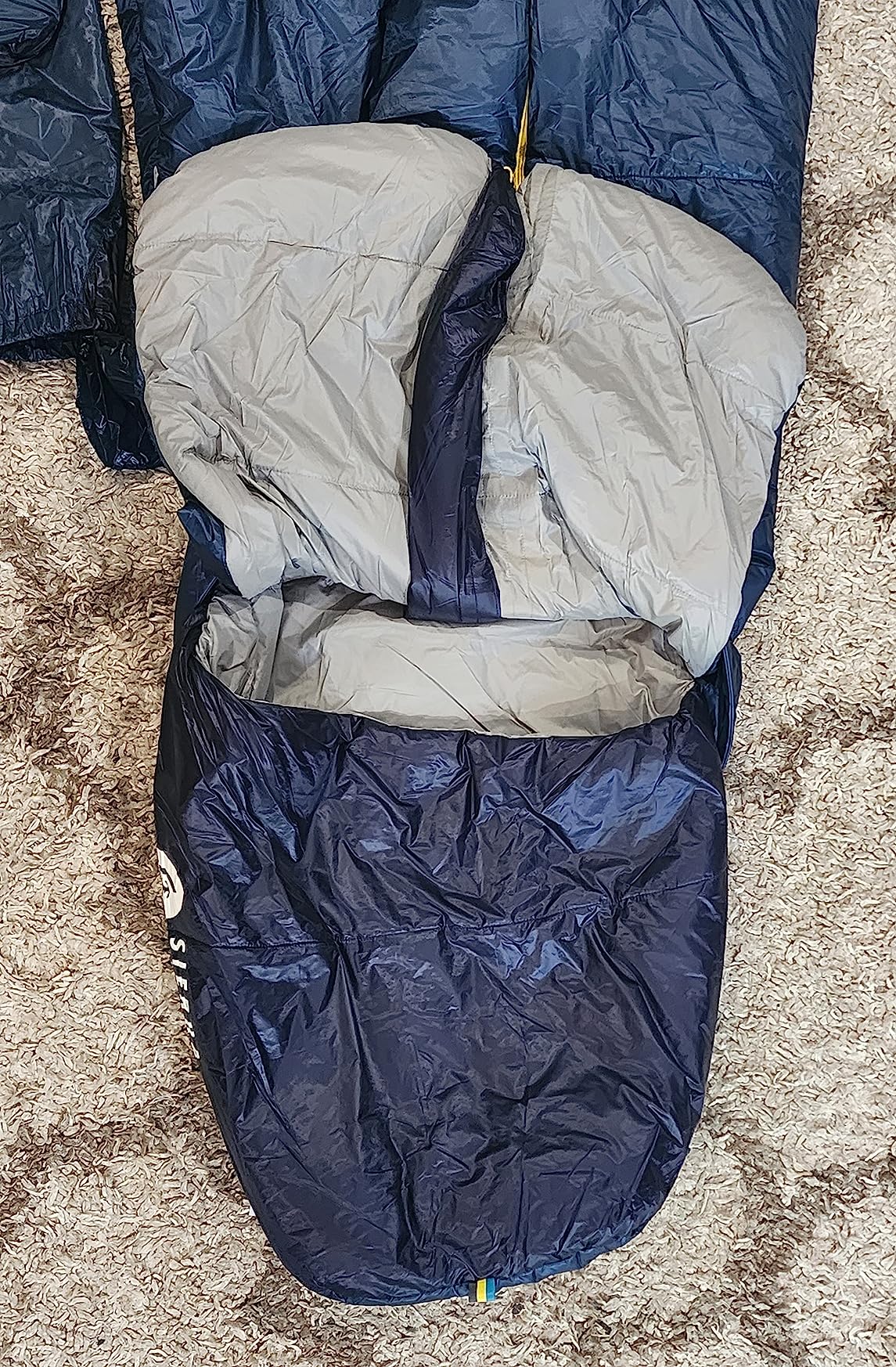 Sierra Designs Elemental 35 Quilt Sleeping Bag, 100% Recycled Synthetic Insulation, Sleeping Pad Clips (2023) - Customer Photo 2