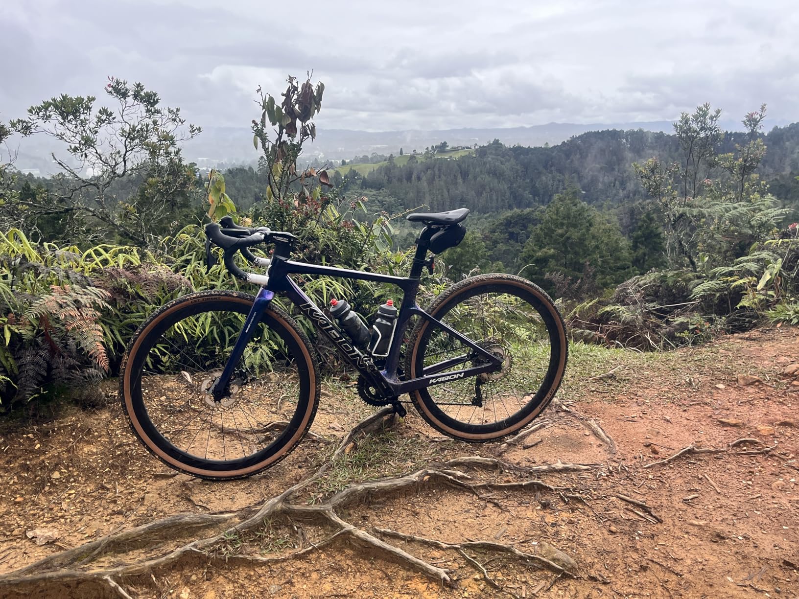 KABON Carbon Gravel Road Bike, T800 Carbon Fiber Frame Adventure Bicycle with 105 R7000 22 Speed Disc Brake Racing Bicycle for Men and Women Customer Review KABON Carbon Gravel Road Bike, T800 Carbon Fiber Frame Adventure Bicycle with 105 R7000 22 Speed Disc Brake Racing Bicycle for Men and Women - Customer Photo 2