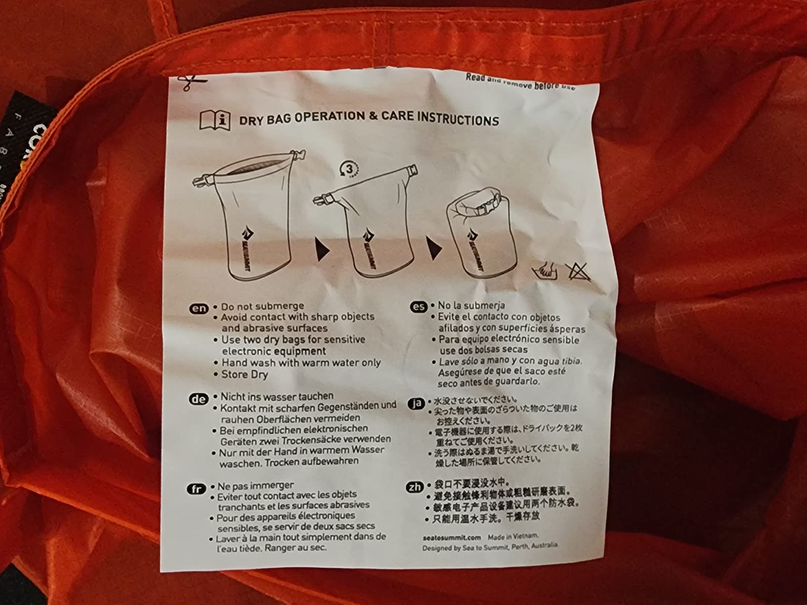 Sea to Summit Ultra-Sil Dry Bag, Ultralight Waterproof Dry Storage - Customer Photo 2