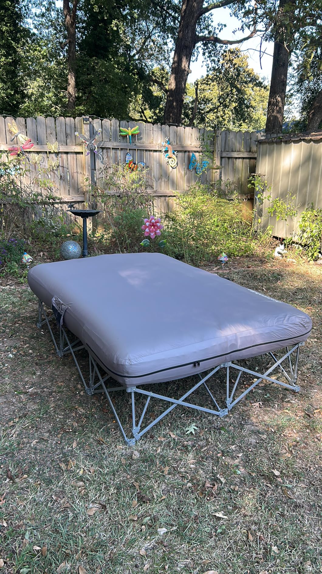 Naturehike CosyWild 2 Person Camping Cot Frame Only, Air Mattress Not Included, Folding Full Size Camping Bed Frame with Side Pocket and Carry Bag - Customer Photo 1
