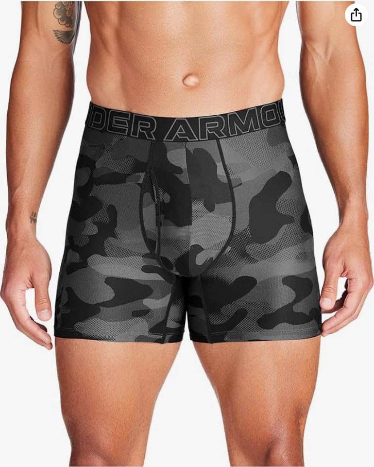 Under Armour Men's Multi-Pack Standard Tech Boxer Brief, 6