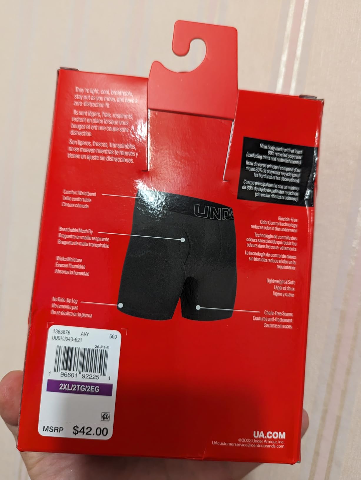 Under Armour Men's Multi-Pack Standard Tech Boxer Brief, 6