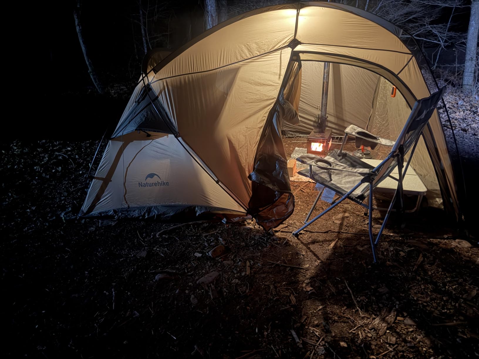 Naturehike Massif Hot Tent with Stove Jack, Waterproof Windproof 4 Season Tent, 2/4 Person Cold Weather Winter Tents for Camping - Customer Photo 1
