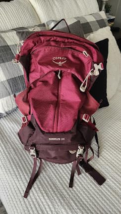 Osprey Sirrus 24L Women's Hiking Backpack, Elderberry Purple/Chiru Tan customer photo 2