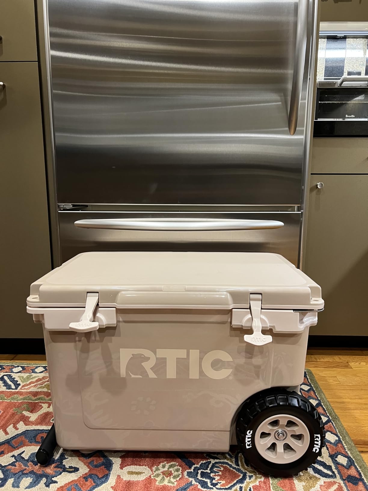RTIC 52 Quart Ultra-Light Wheeled Hard Cooler Insulated Portable Ice Chest, 30% Lighter Than Rotomolded - Customer Photo 1