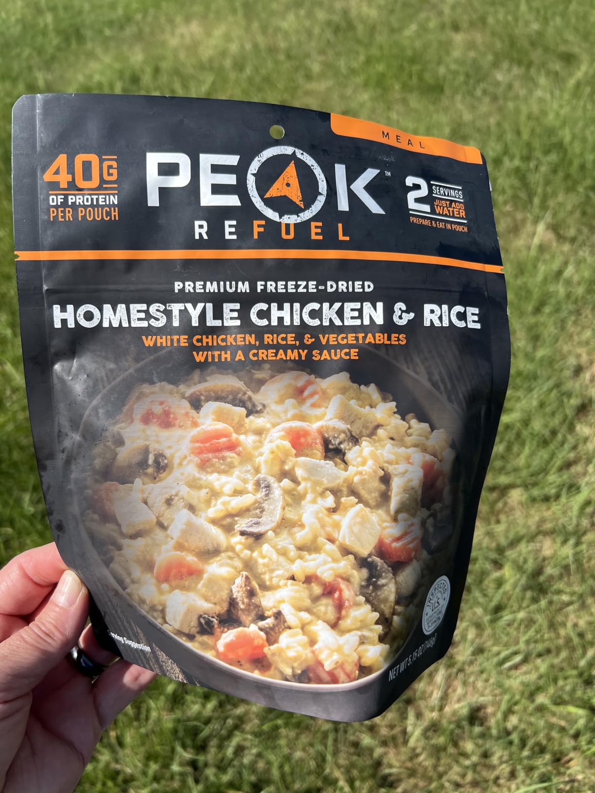 Peak Refuel Cobbler | Protein | Calories | 100% Real Ingredients | Premium Freeze Dried Backpacking & Camping Food | 2 Servings | Ideal MRE Survival Meal or Dessert - Customer Photo 2