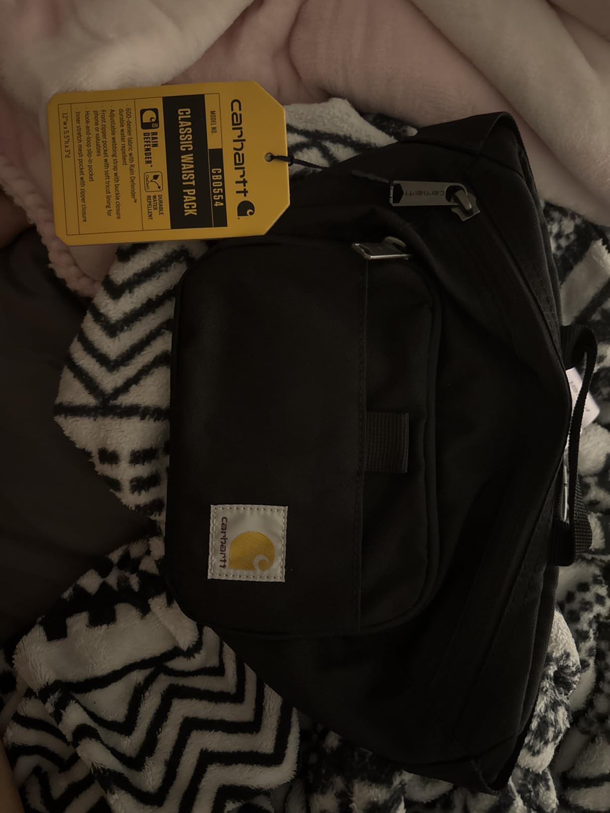 Carhartt Classic Adjustable Sling Bag, Durable, 600-Denier Water Resistant Hip Pack - Customer Photo 1
