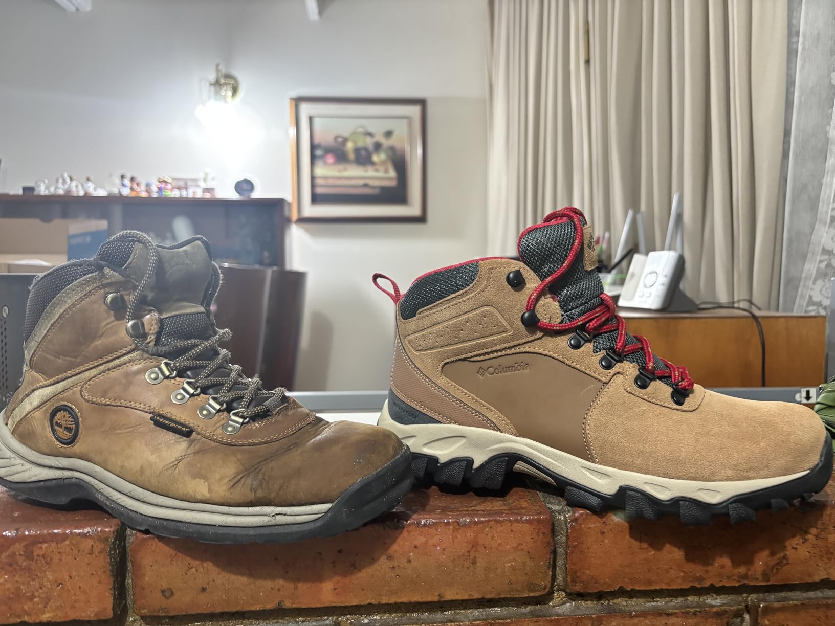 Columbia Men's Newton Ridge Plus II Suede Waterproof Hiking Boot - Customer Photo 2