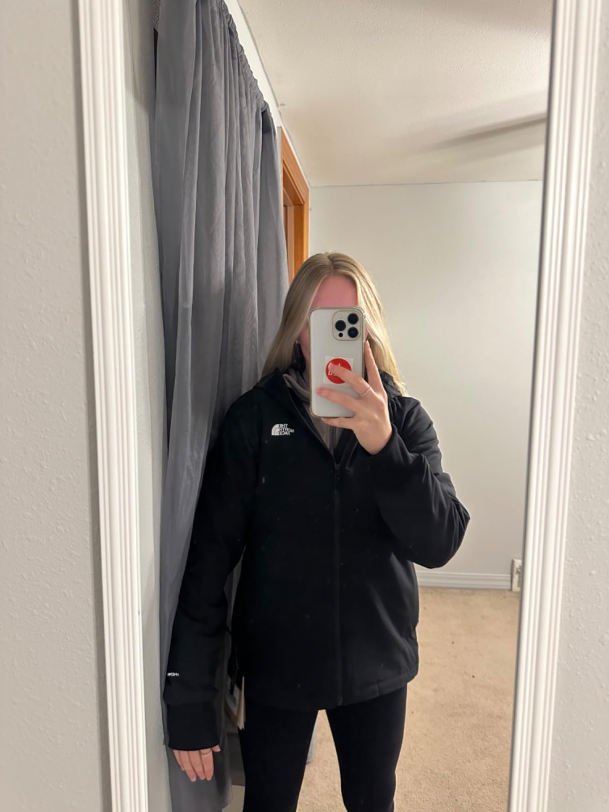 THE NORTH FACE Women's Shelbe Raschel Fleece Hooded Jacket (Standard & Plus Size) | Fleece Lining, Wind & Water Resistant Customer Review THE NORTH FACE Women's Shelbe Raschel Fleece Hooded Jacket (Standard & Plus Size) | Fleece Lining, Wind & Water Resistant - Customer Photo 2