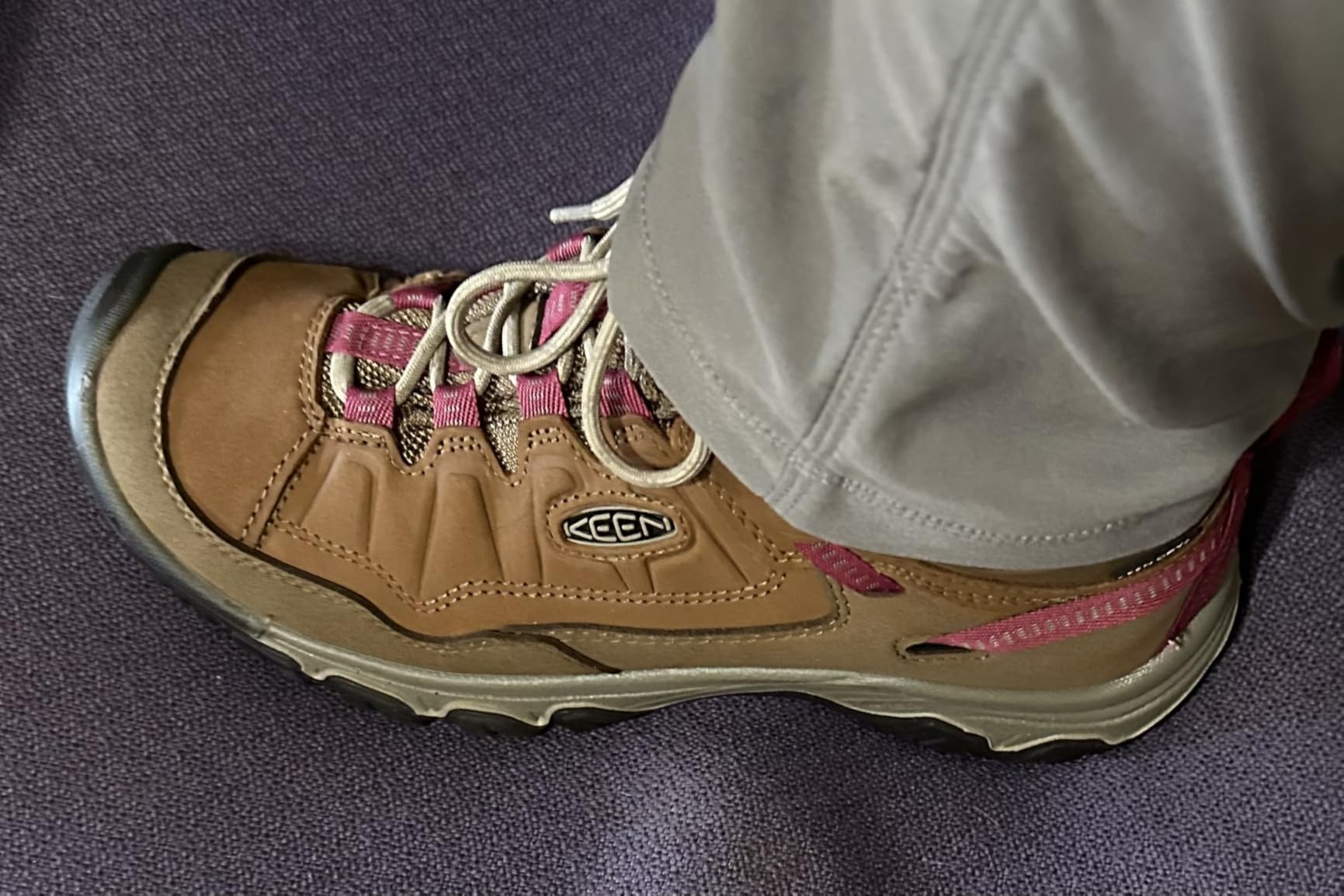 KEEN Women's Targhee 4 Mid Height Waterproof Hiking Boots - Customer Photo 3