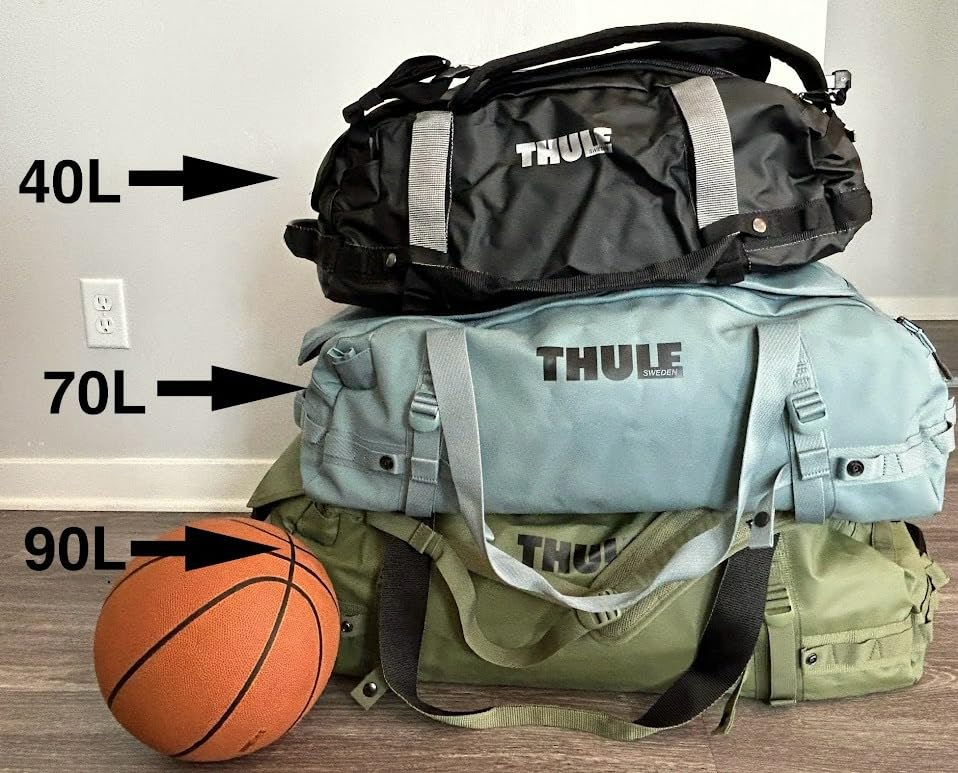 Thule Chasm Duffel bag, Weather-resistant materials, Easy packing, Converts to backpack - Customer Photo 1
