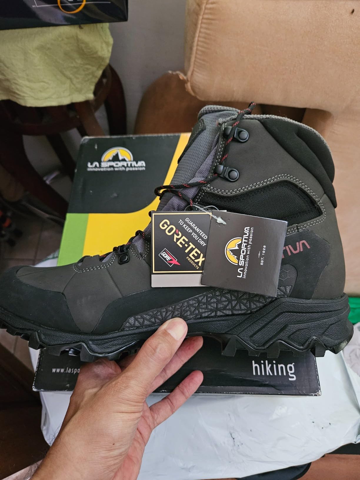 La Sportiva Men's Nucleo High II GTX Waterproof Hiking Boots - Customer Photo 3