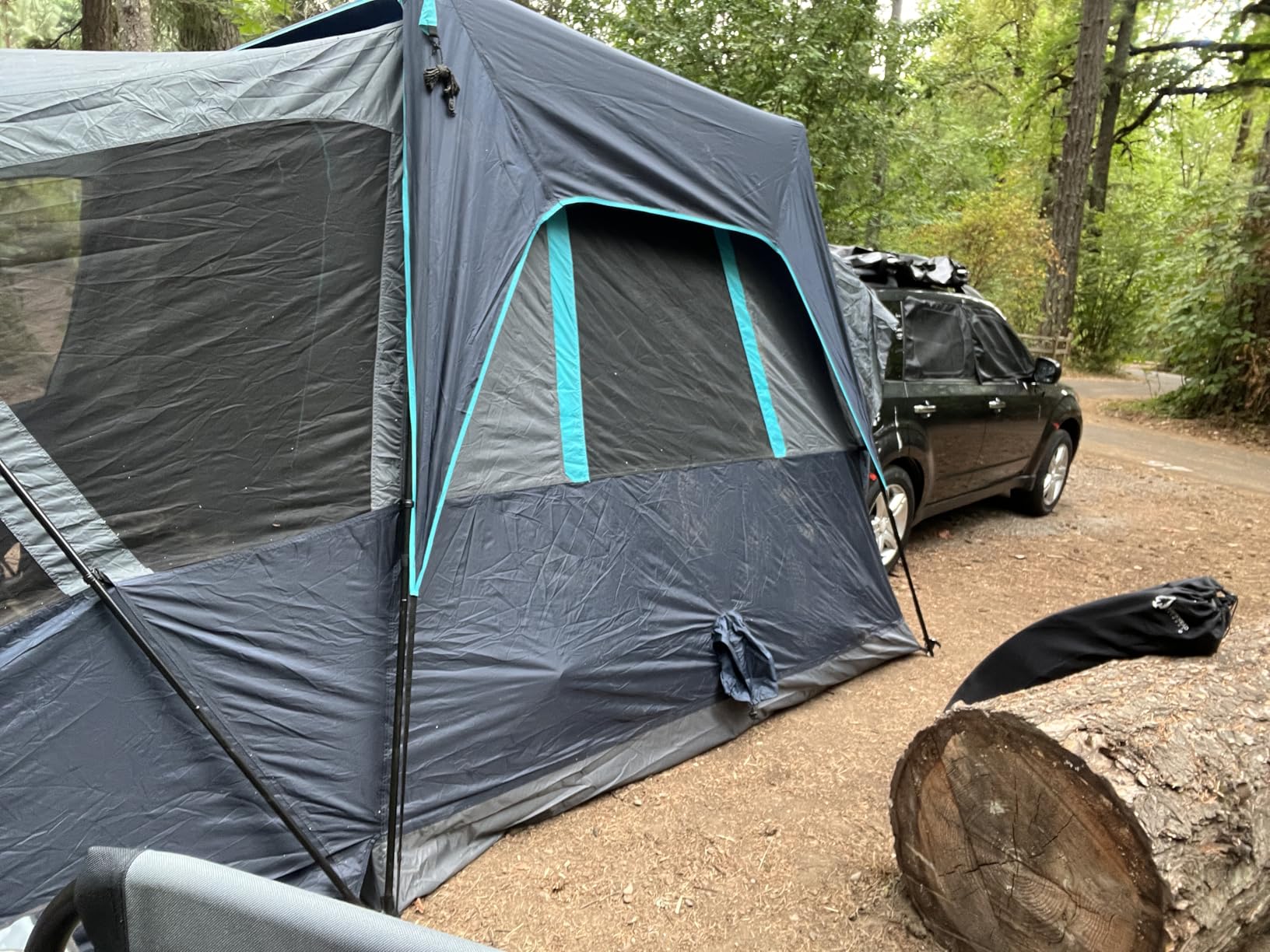 TIMBER RIDGE 5-9 Person SUV Tent with Screen Porch and Awning for Family Camping, Weather Resistant and Portable Van or Car Tent, Includes Rainfly and Storage Bag, 13' W X 10' L X 7.1' H - Customer Photo 2