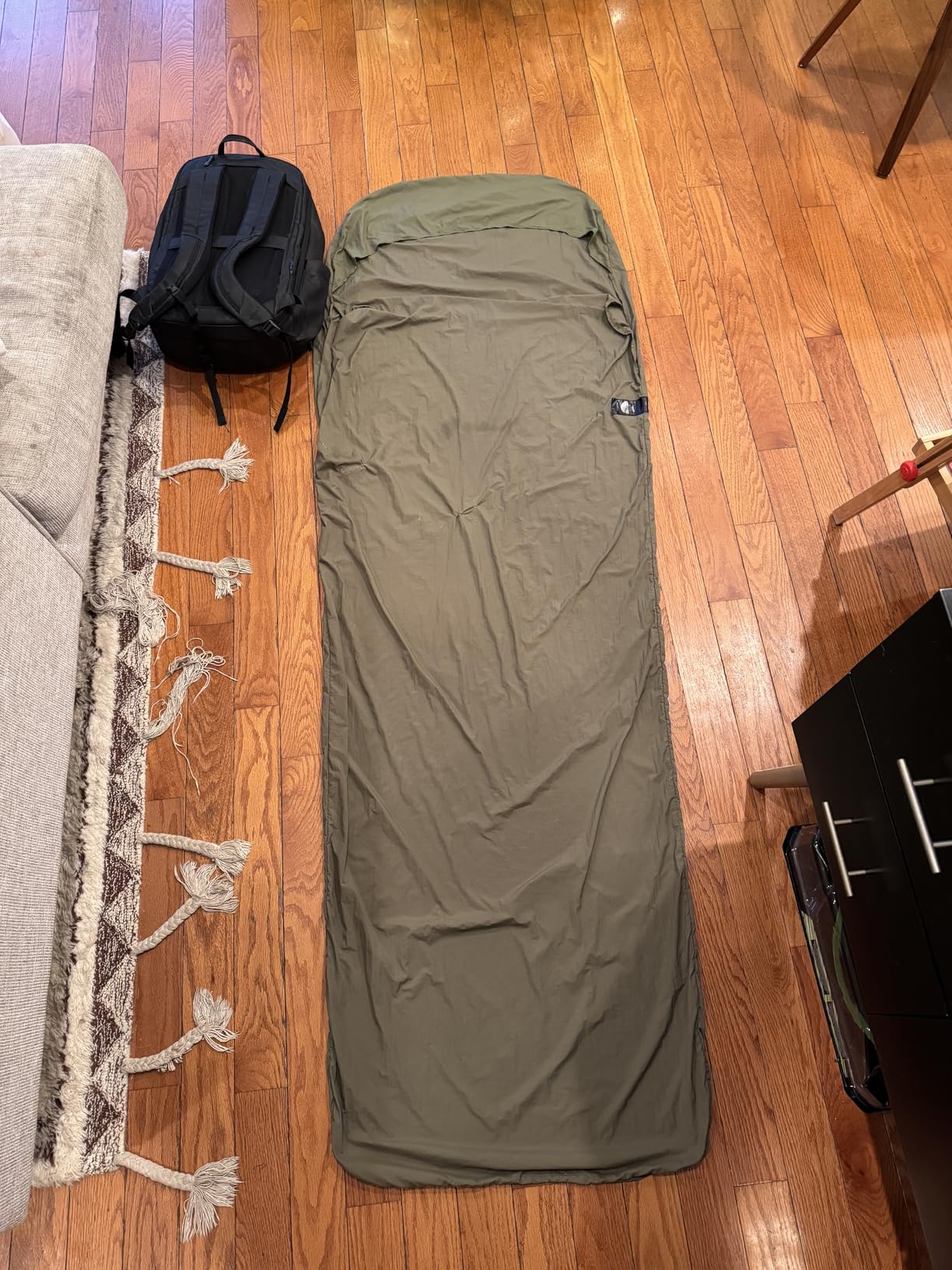 Naturehike 4.5oz Ultralight Washable Sleeping Bag Liner, Lightweight Adult Sleep Sack & Travel Sheets for Backpacking, Hotel, Camping, Hostels, ZY20 Customer Review Naturehike 4.5oz Ultralight Washable Sleeping Bag Liner, Lightweight Adult Sleep Sack & Travel Sheets for Backpacking, Hotel, Camping, Hostels, ZY20 - Customer Photo 1