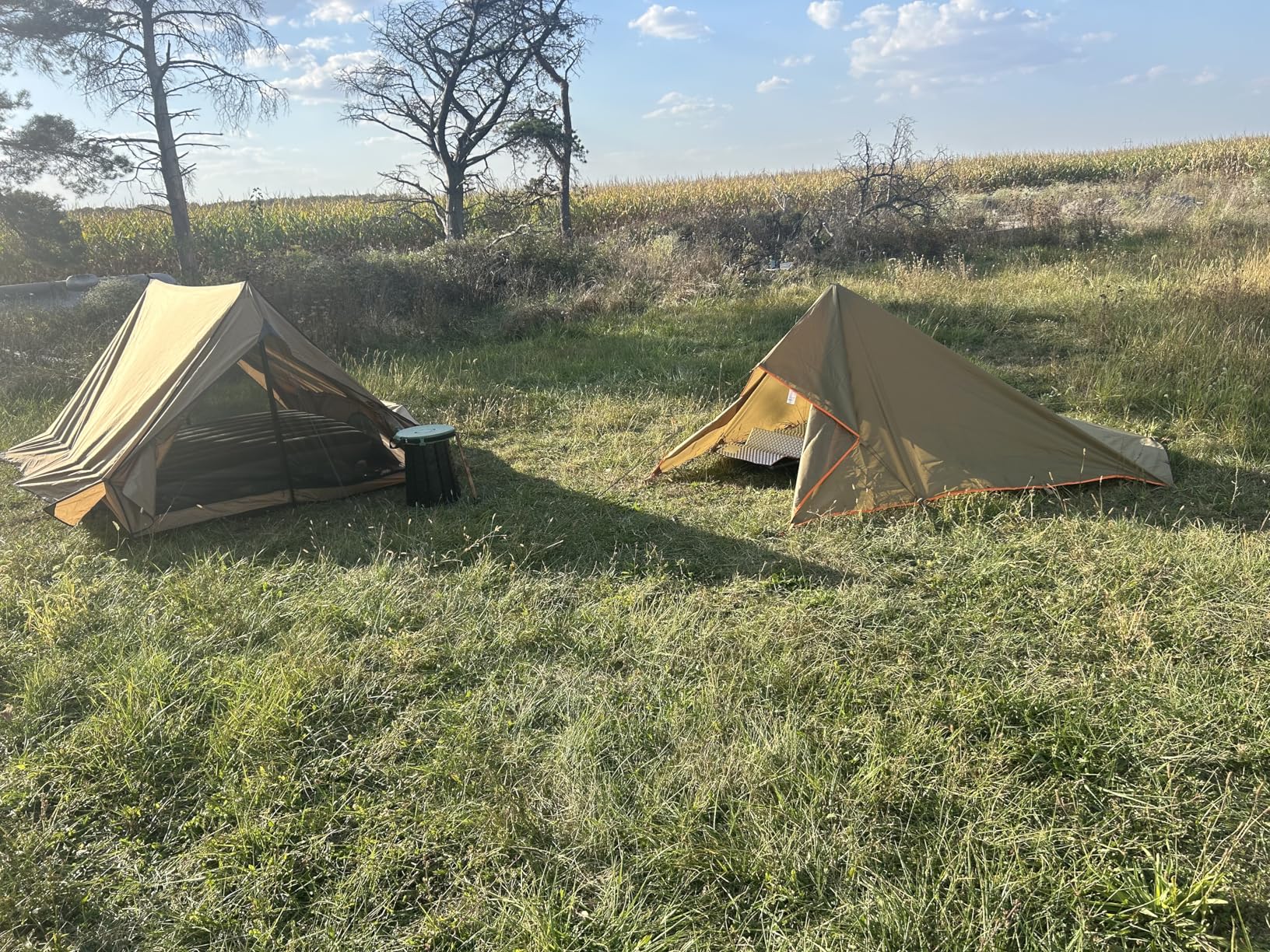 POMOLY Camping Hot Tent Cabin Tent, Chalet 70 Series Portable Wall Tents with Stove Jack and Two Poles for 2-3 Person Hiking, Backpacking Customer Review POMOLY Camping Hot Tent Cabin Tent, Chalet 70 Series Portable Wall Tents with Stove Jack and Two Poles for 2-3 Person Hiking, Backpacking - Customer Photo 1