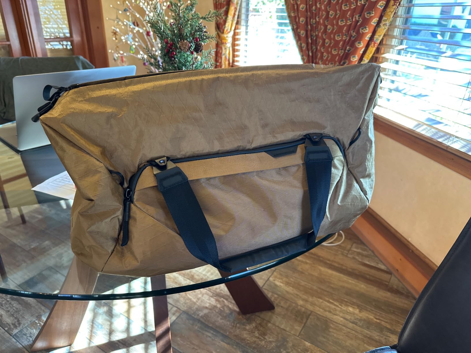 Peak Design Travel Duffel 80L, Black, Extra-Wide Single Zip Access, Weatherproof Shell Customer Review Peak Design Travel Duffel 80L, Black, Extra-Wide Single Zip Access, Weatherproof Shell - Customer Photo 2