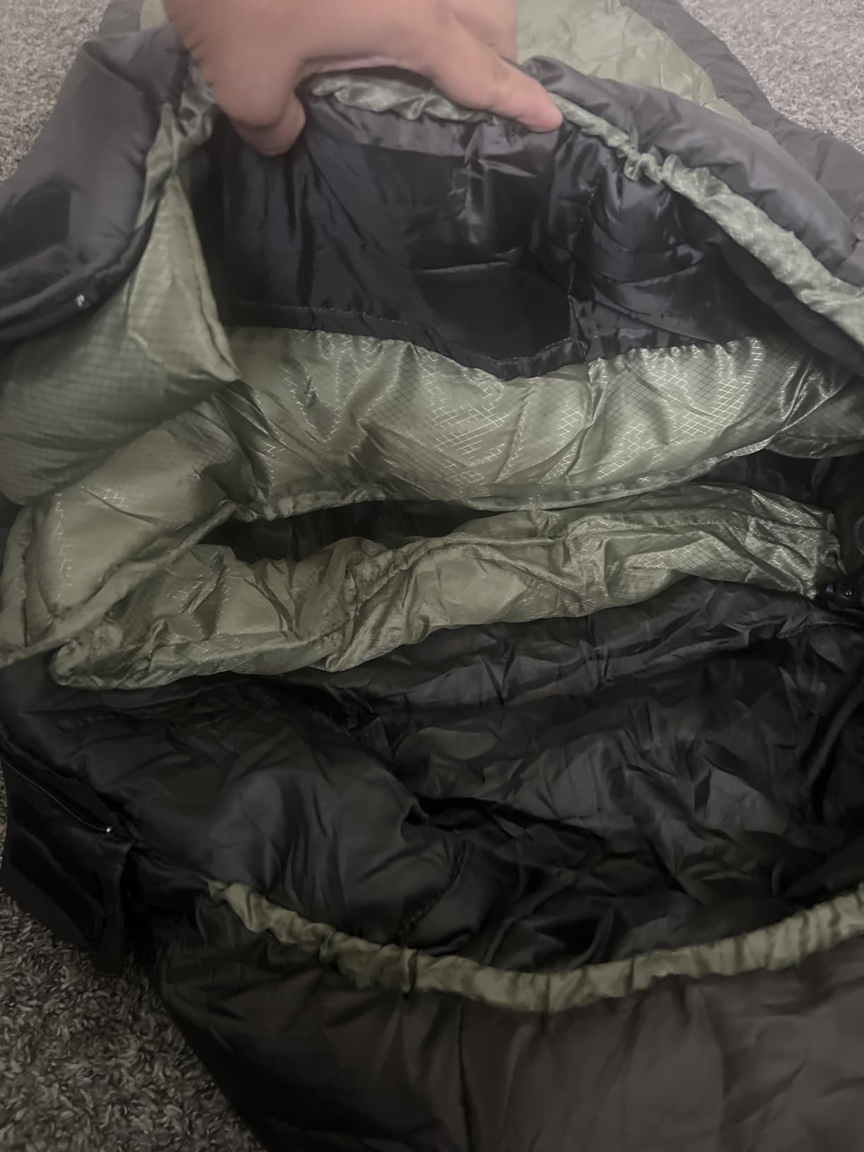 Coleman North Rim 0°F Big & Tall Sleeping Bag, Cold-Weather Mummy Sleep Sack with No-Snag Zipper & Adjustable Hood for Warmth & Ventilation, Large Camping Sleeping Bag Customer Review Coleman North Rim 0°F Big & Tall Sleeping Bag, Cold-Weather Mummy Sleep Sack with No-Snag Zipper & Adjustable Hood for Warmth & Ventilation, Large Camping Sleeping Bag - Customer Photo 1