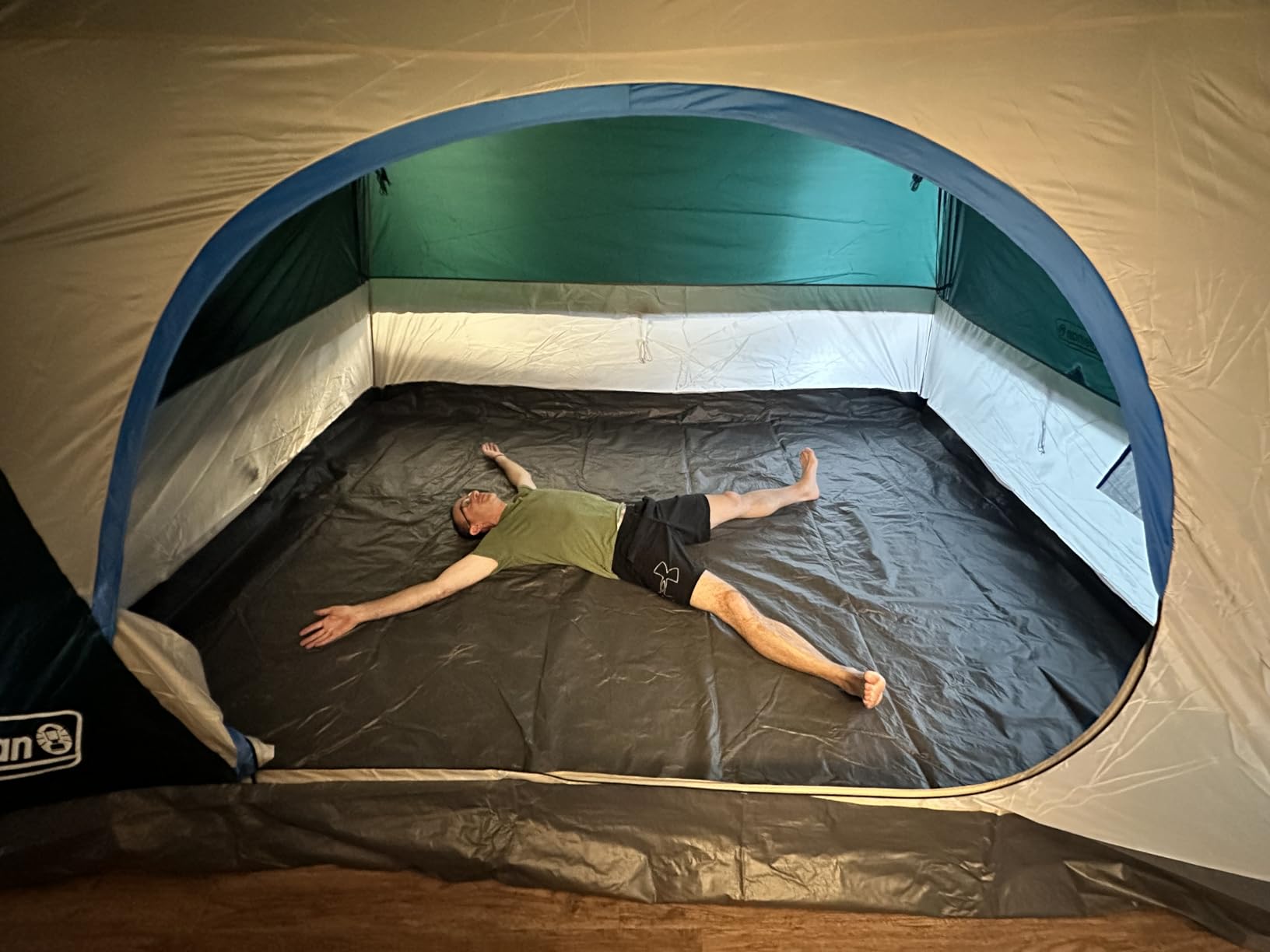 Coleman Skydome Tent with 5 Minute Setup, 2/4/6/8-Person Weatherproof Tent with Rainfly & Carry Bag, 20% More Headroom Than Traditional Canopies - Customer Photo 1