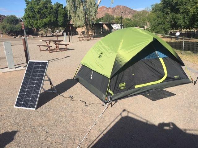 Coleman Sundome Dark Room 4/6 Person Tent, Blocks 90% of Sunlight to Keep Inside Cool, Weatherproof Tent with Rainfly Sets Up in Minutes - Customer Photo 2