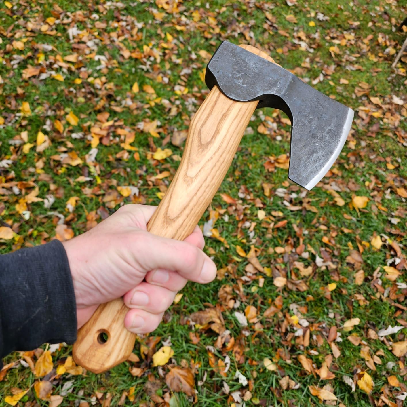 BeaverCraft Bushcraft Hatchet Wood Carving Axe AX6 - Forged Camping Axes & Hatchets Customer Review BeaverCraft Bushcraft Hatchet Wood Carving Axe AX6 - Forged Camping Axes & Hatchets - Customer Photo 1