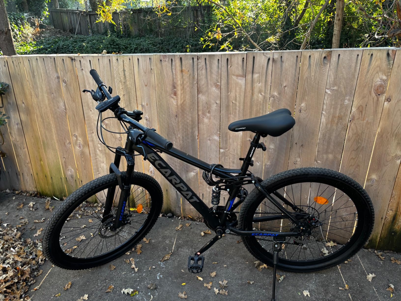 Ecarpat 24/26/27.5 Inch Wheel Mountain Bike, 21 Speed MTB Bike with Full/Front Suspension, Steel Frame and Dual Disc Brakes, Adult Mens Outdoor Cycling Mountain Bicycle - Customer Photo 1