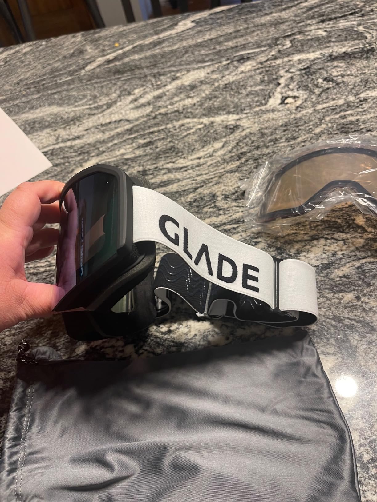 GLADE Mesa Ski Goggles – Anti-Fog, Interchangeable Lens System, 100% UVA/UVB Protection, Medium Fit, Designed in Colorado Customer Review GLADE Mesa Ski Goggles – Anti-Fog, Interchangeable Lens System, 100% UVA/UVB Protection, Medium Fit, Designed in Colorado - Customer Photo 1