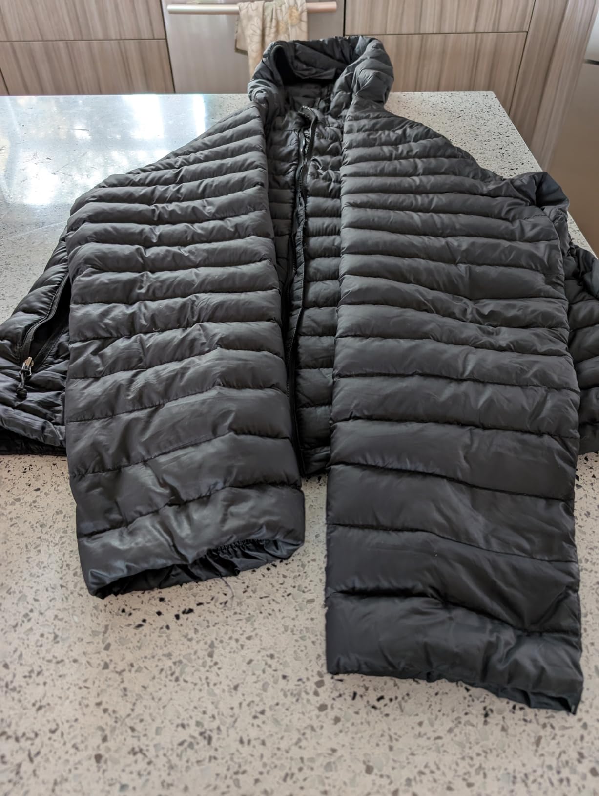 32 Degrees Heat Men's Ultra-Light Down Packable Jacket - Lightweight Compressible Puffer - Customer Photo 1