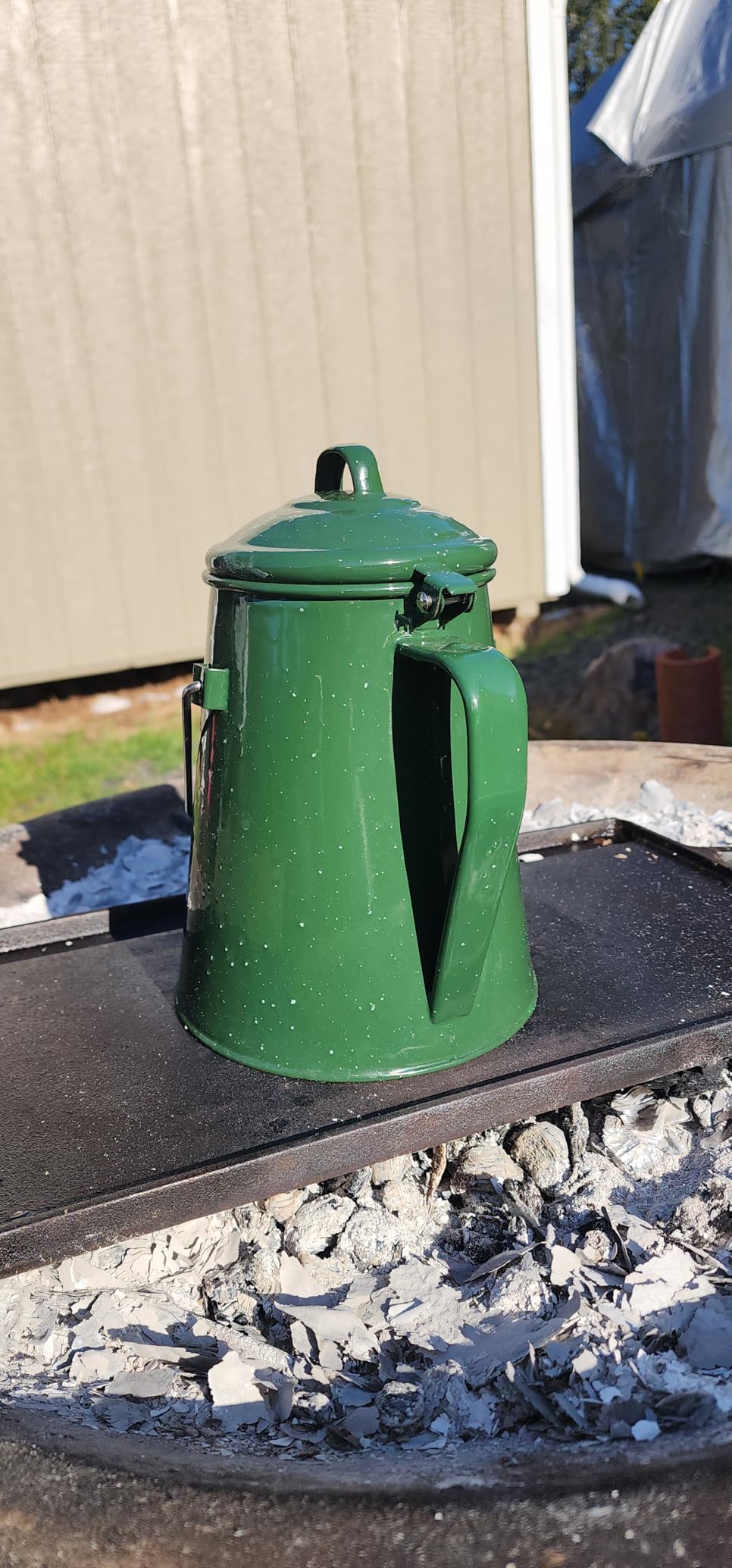 COLETTI Classic Camping Kettle 60 oz — Tea and Camp Kettle, NO Aluminum or Plastic, Ideal for Boiling Water - Customer Photo 1