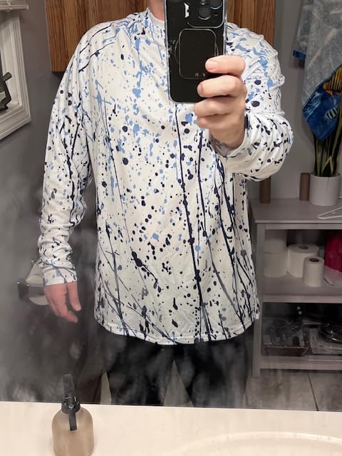 Men's Sun Protection Long Sleeve Shirts UPF 50+ - Customer Photo 1