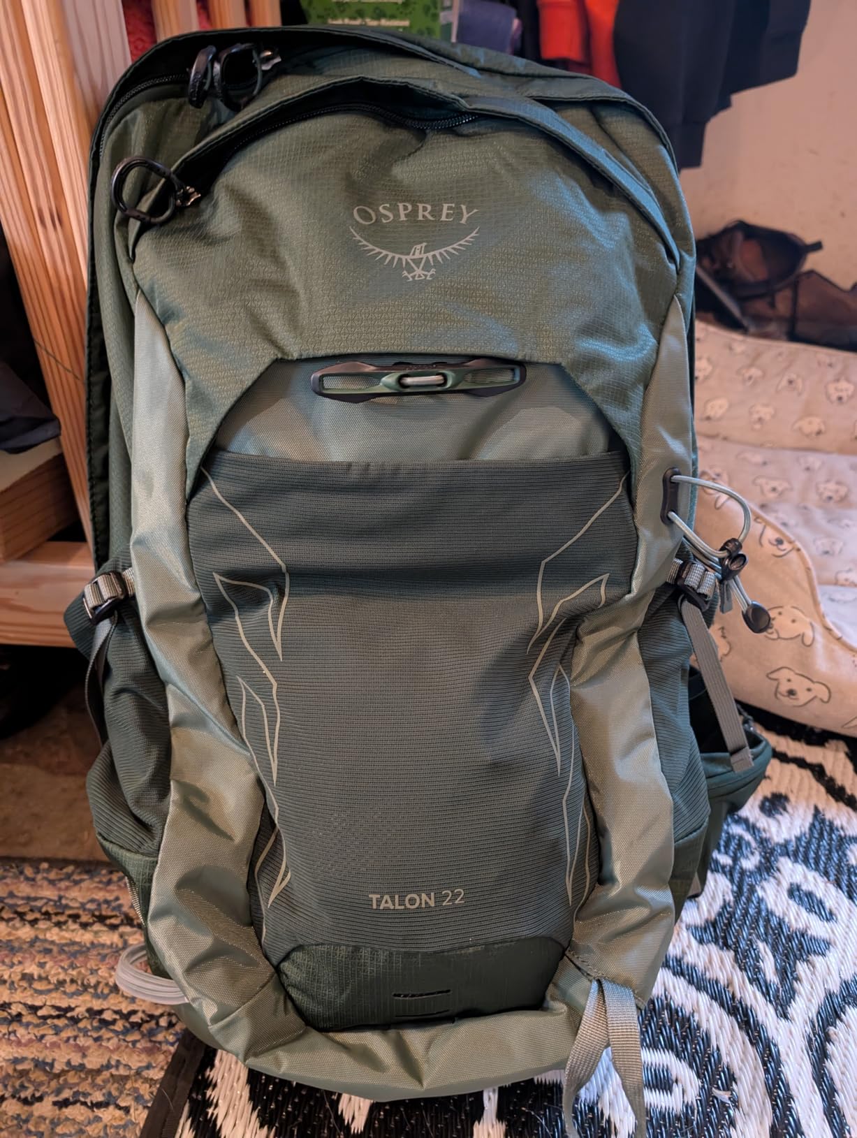 Osprey Talon 22L Men's Lightweight Hiking Backpack - Small Daypack for Travel & Camping, Phantom Grey/Dark Charcoal - Customer Photo 2