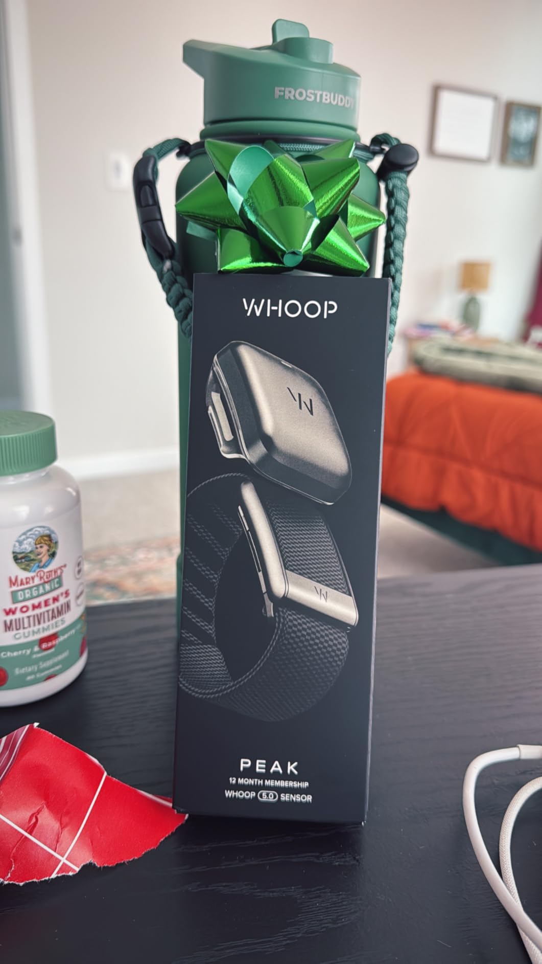 WHOOP 5.0/MG Activity Tracker - 12 Month Membership - Health and Fitness Wearable - 24/7 Activity and Sleep Tracker, Personalized Coaching, Menstrual Cycle Insights - 14+ Days Battery Life customer photo 1