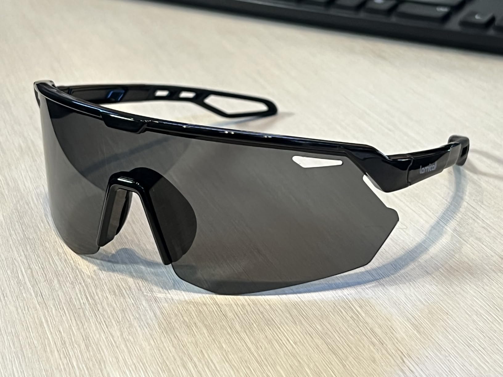 Lamicall 24g Polarized Sports Sunglasses for Men Women - UV400 Protection Sun Glasses for Running Cycling Baseball Fishing - Customer Photo 2