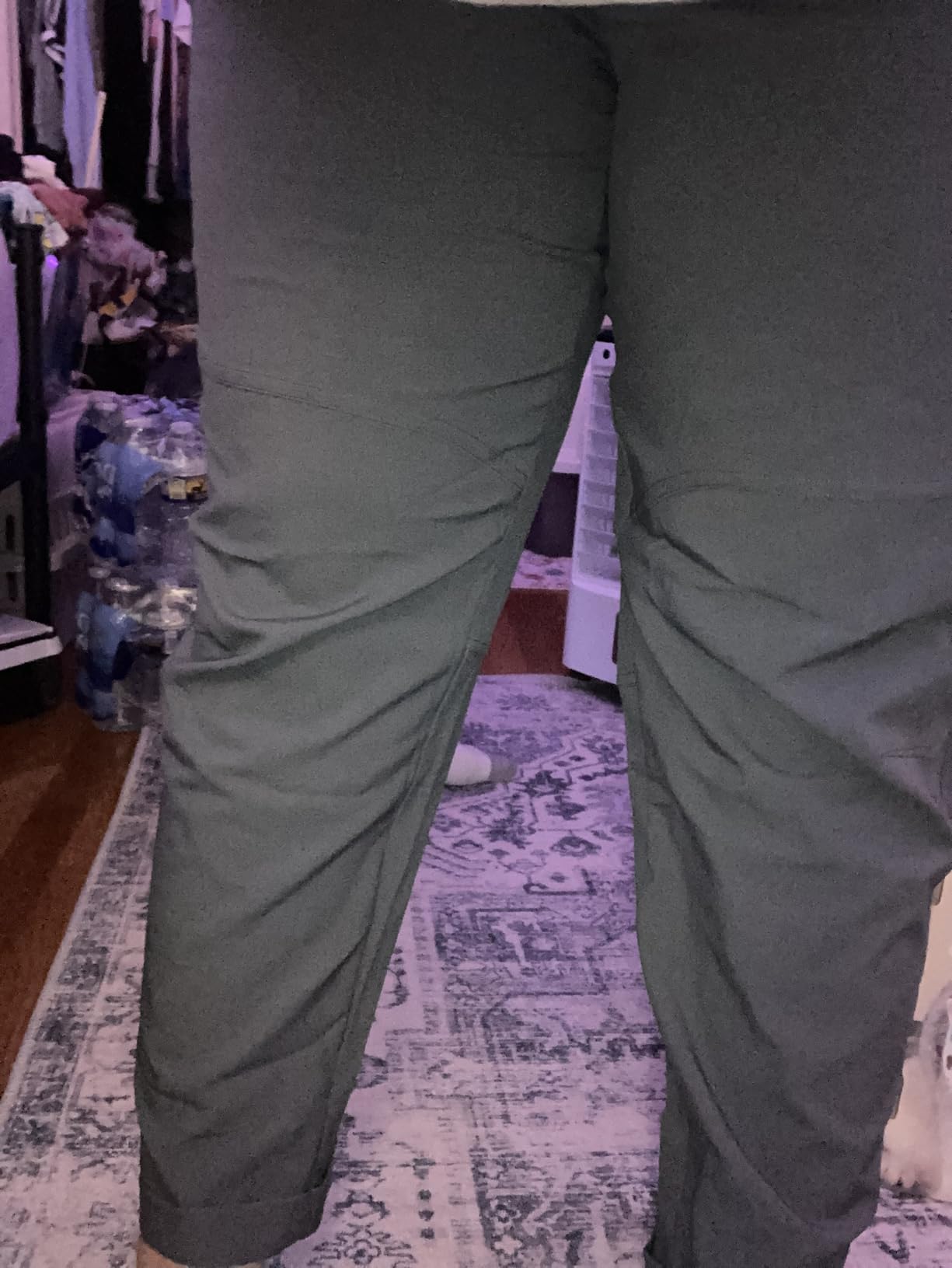 BALEAF Women's Hiking Pants Ripstop Water Resistant Lightweight Golf Pants Quick Dry Zip Pockets Work Travel Clothes - Customer Photo 1