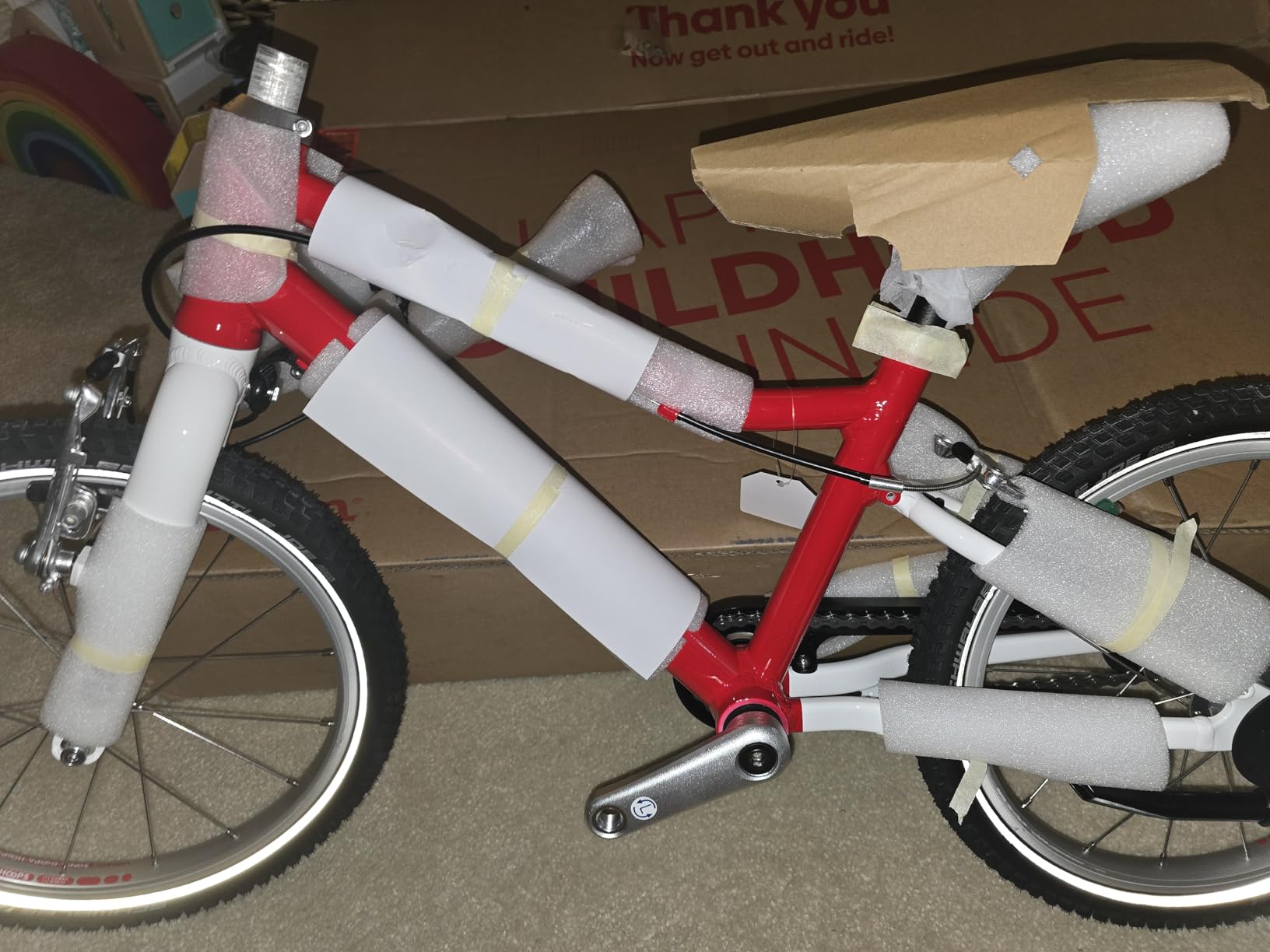 Woom GO 3 Bicycle for Children 4 to 6 Years Old, 16-Inch Lightweight Bike with Handbrake Customer Review Woom GO 3 Bicycle for Children 4 to 6 Years Old, 16-Inch Lightweight Bike with Handbrake - Customer Photo 2