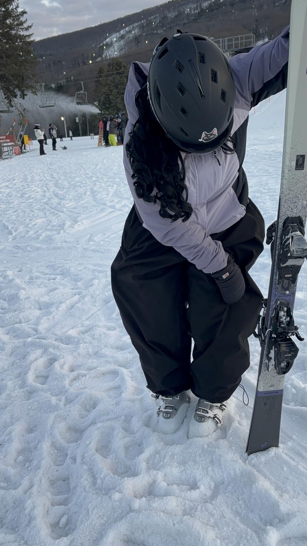 GSOU SNOW Mens Snow Pants Women Baggy Snowboard Pants Loose Fit Insulated Windproof Waterproof for Ski Hiking Winter Outdoor Customer Review GSOU SNOW Mens Snow Pants Women Baggy Snowboard Pants Loose Fit Insulated Windproof Waterproof for Ski Hiking Winter Outdoor - Customer Photo 5
