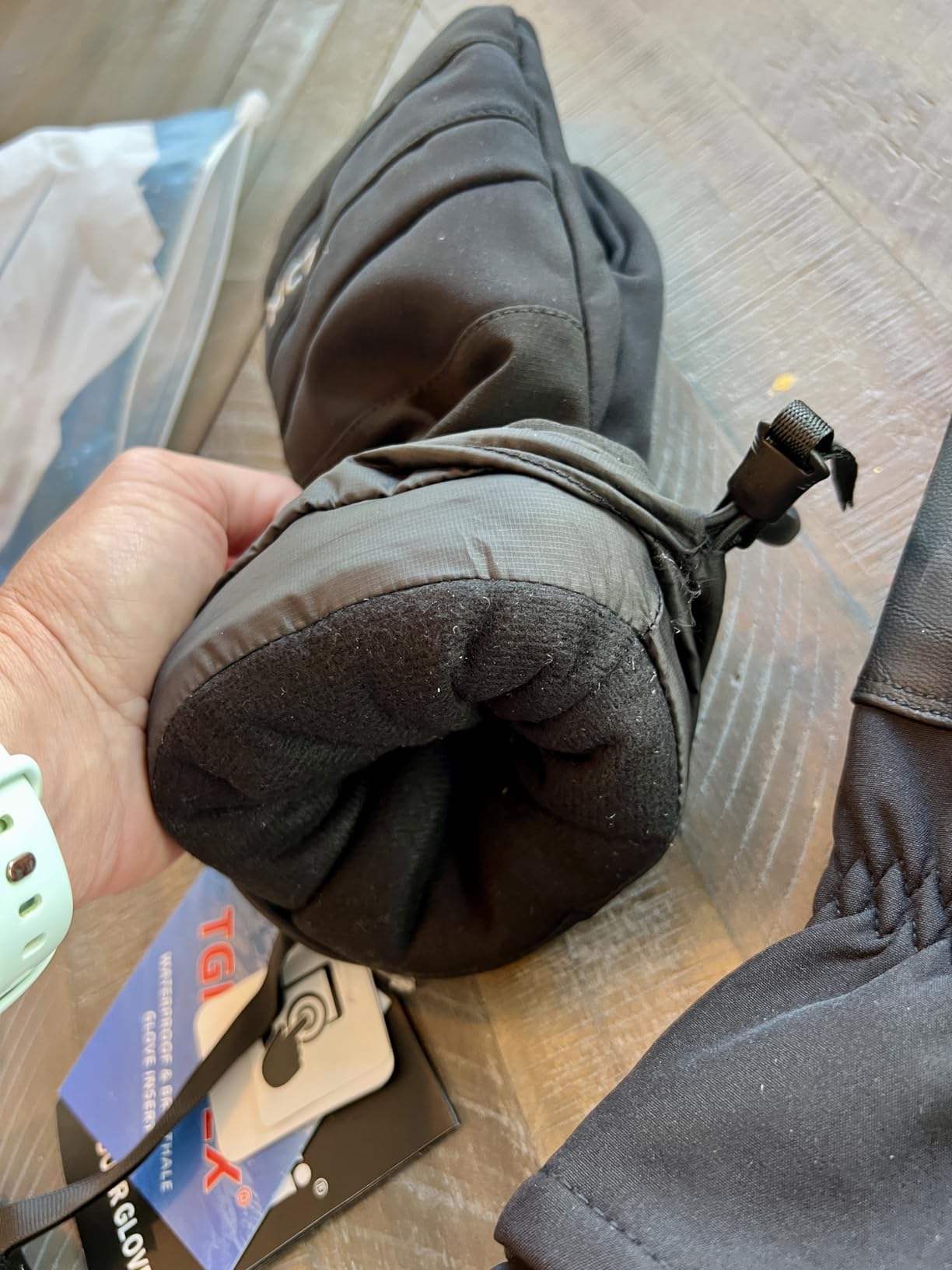 MCTi 2 in 1 Winter Ski Gloves for Men, Waterproof Snowboard Gloves, Thick Ski Mittens & Fleece Glove Liners, 2 Pairs Customer Review MCTi 2 in 1 Winter Ski Gloves for Men, Waterproof Snowboard Gloves, Thick Ski Mittens & Fleece Glove Liners, 2 Pairs - Customer Photo 1