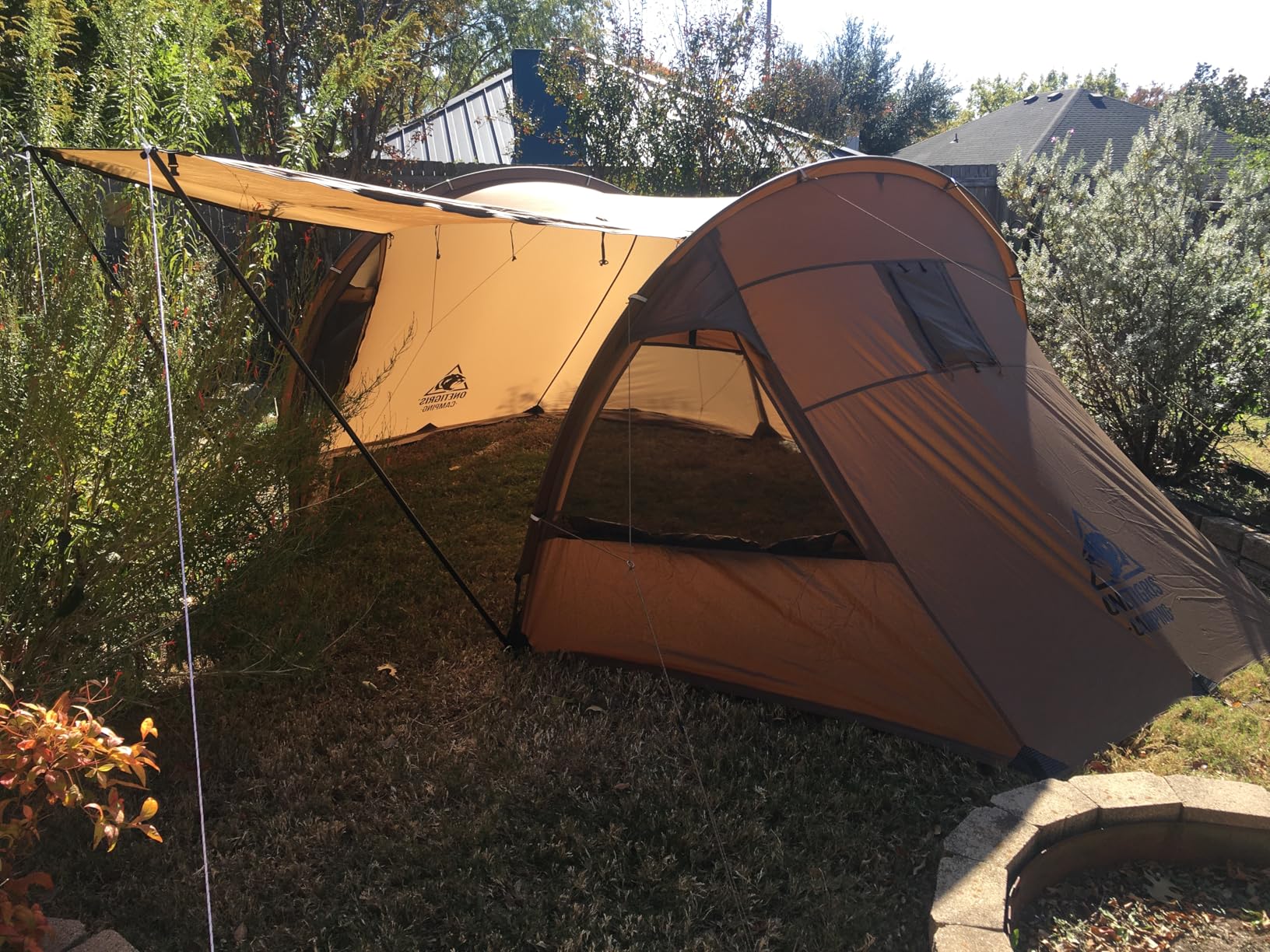 OneTigris Raven NEST Hot Tent with Stove Jack, Spacious Waterproof 2 Person Tunnel Tent for Camping, Hiking, Backpacking, Bushcraft - Customer Photo 1