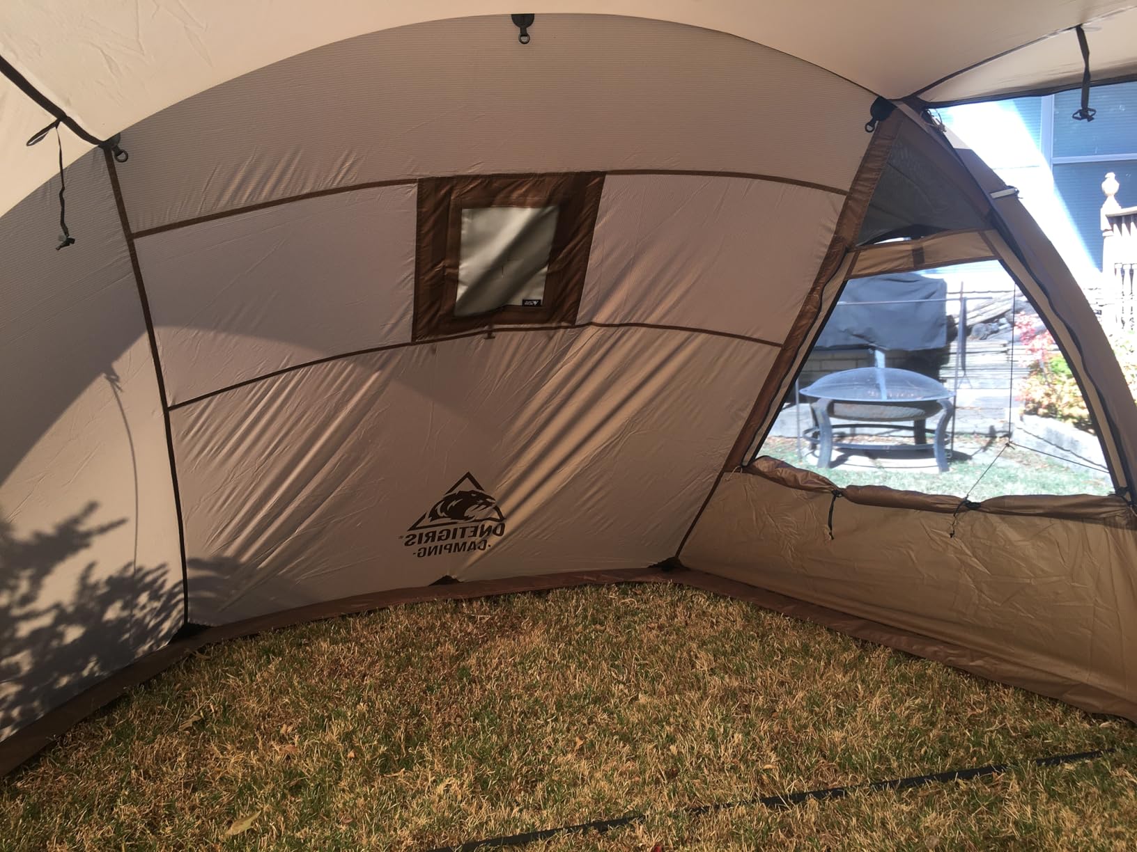 OneTigris Raven NEST Hot Tent with Stove Jack, Spacious Waterproof 2 Person Tunnel Tent for Camping, Hiking, Backpacking, Bushcraft - Customer Photo 2