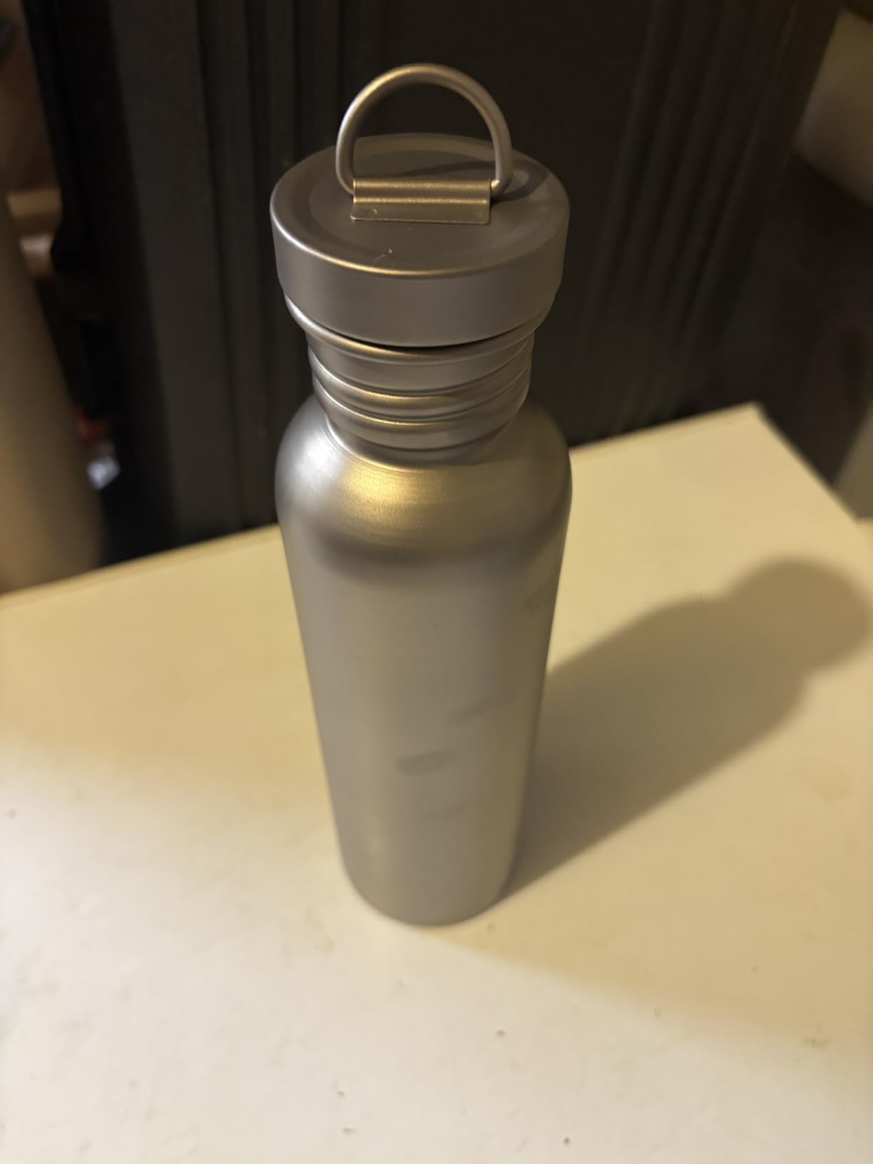 photway 750ml Titanium Water Bottle, Ultralight Pure Titanium Sports Flask, Leakproof Design for Biking, Outdoor Fitness, Camping & Hiking - Customer Photo 1