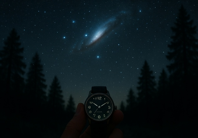 How To Use A Watch As A Compass At Night - sixstoreys