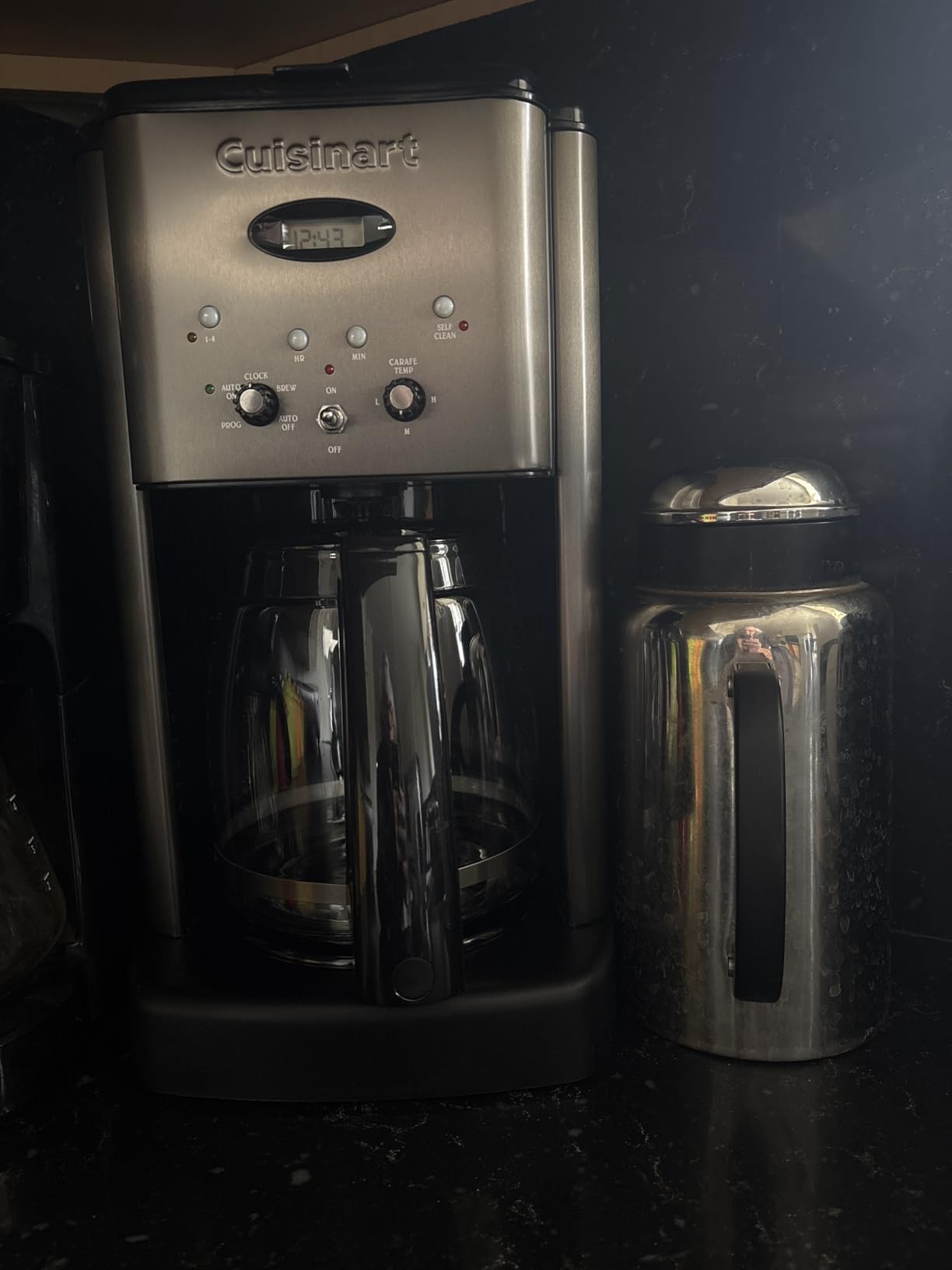 Cuisinart DCC-1200P1 Brew Central 12-Cup Programmable Coffeemaker Coffee Maker, Carafe, Brushed Chrome - Customer Photo 1