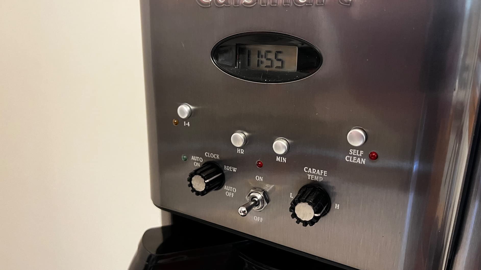 Cuisinart DCC-1200P1 Brew Central 12-Cup Programmable Coffeemaker Coffee Maker, Carafe, Brushed Chrome - Customer Photo 4