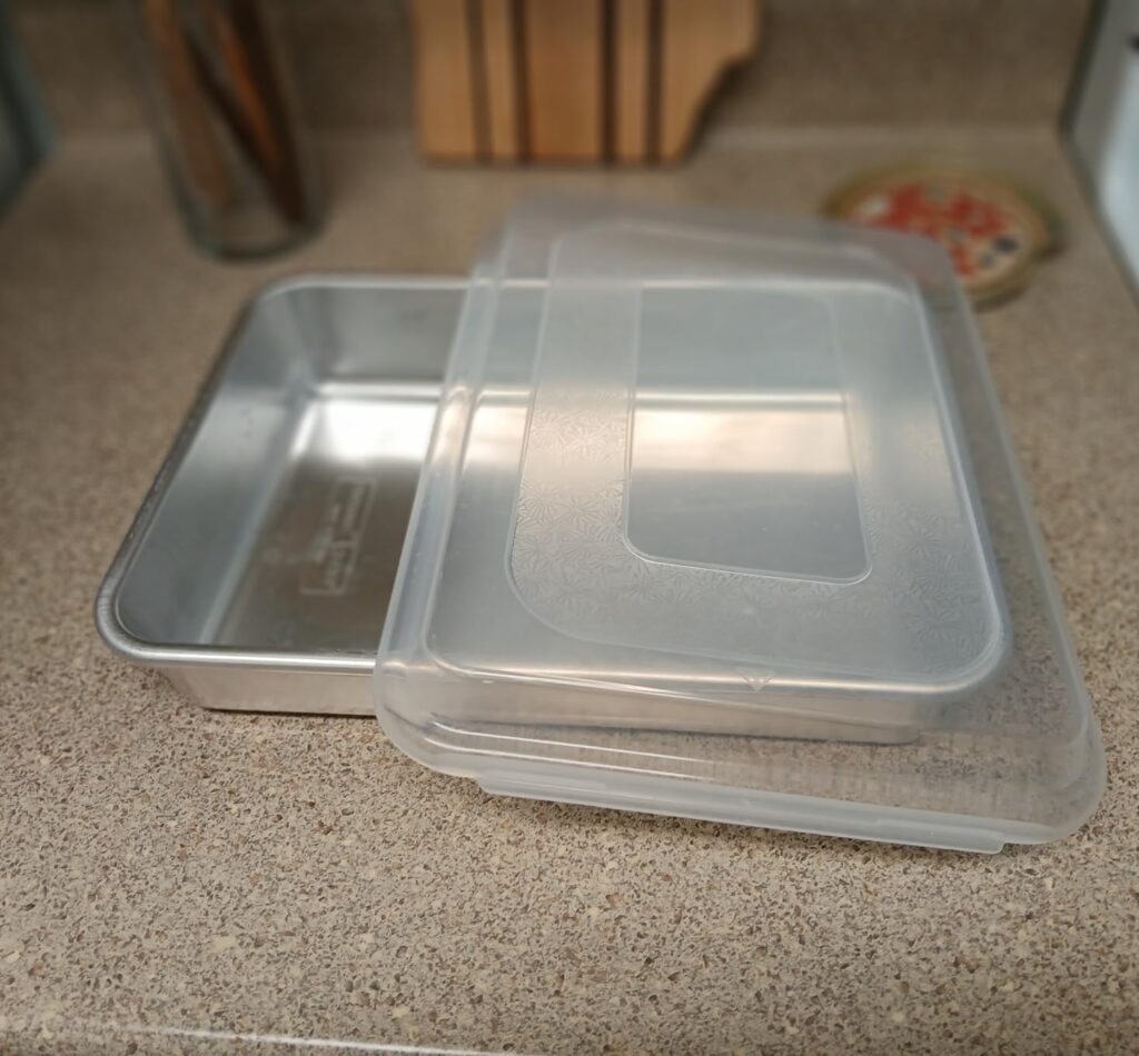 Nordic Ware Natural Aluminum Commercial Cake Pan with Lid, Rectangle Pan with Lid Silver, 9 x 13 Customer Review Best Cake Pans With Lid