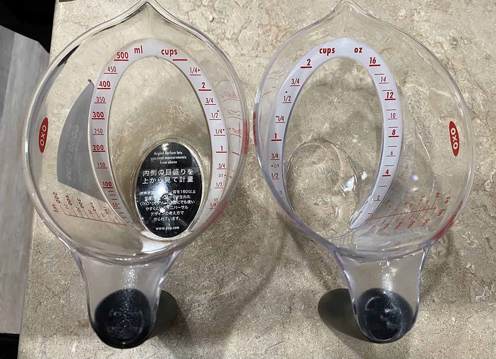 OXO Good Grips 3-Piece Angled Measuring Cup Set Customer Review OXO Good Grips 3-Piece Angled Measuring Cup Set - Customer Photo 2