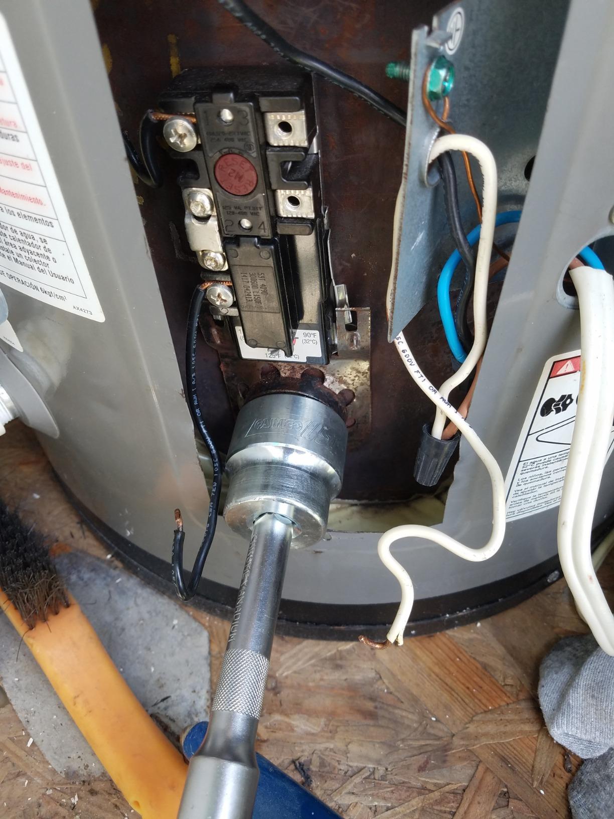 Camco 2000W/120V Screw-In Water Heater Element | Features a High Watt Density Design, a 1-11 1/2-inch NPSM Steel Bushing, and is Compatible with Most Water Heaters (02203) Customer Review Camco 2000W/120V Screw-In Water Heater Element | Features a High Watt Density Design, a 1-11 1/2-inch NPSM Steel Bushing, and is Compatible with Most Water Heaters (02203) - Customer Photo 1
