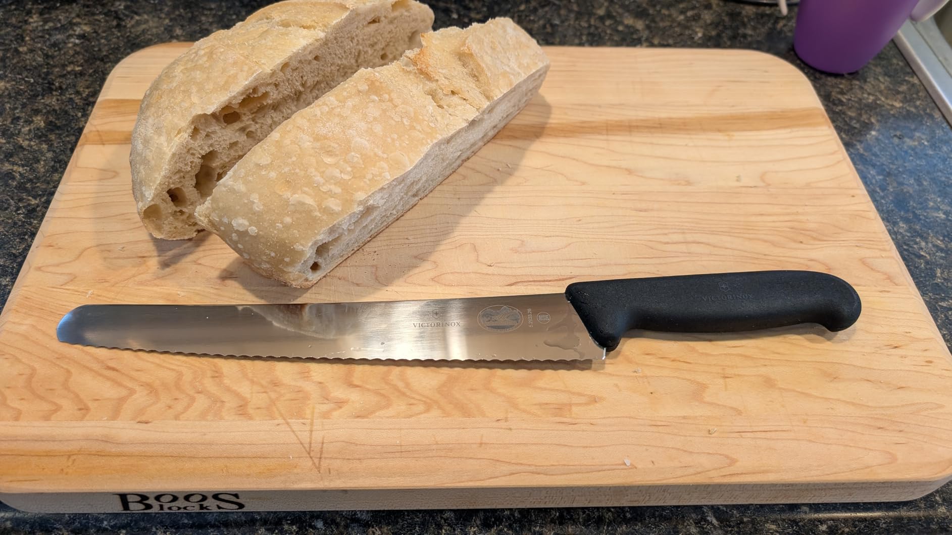 Victorinox Fibrox 10.25-Inch Bread Knife with Serrated Edge and Black Handle - Customer Photo 1