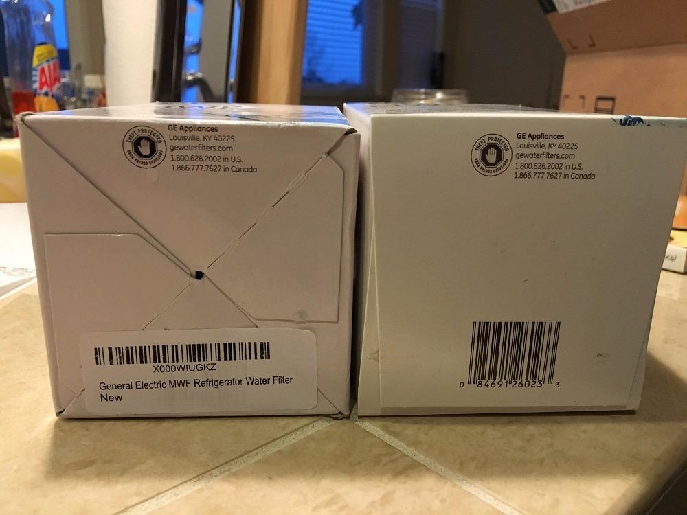 GE MWF Refrigerator Water Filter, Genuine Replacement Filter, Certified to Reduce Lead, Microplastics, PFOA/PFOS, and 50+ Other Impurities, Compatible with GE Appliances Brands, Pack of 1 Customer Review GE MWF Refrigerator Water Filter, Genuine Replacement Filter, Certified to Reduce Lead, Microplastics, PFOA/PFOS, and 50+ Other Impurities, Compatible with GE Appliances Brands, Pack of 1 - Customer Photo 2
