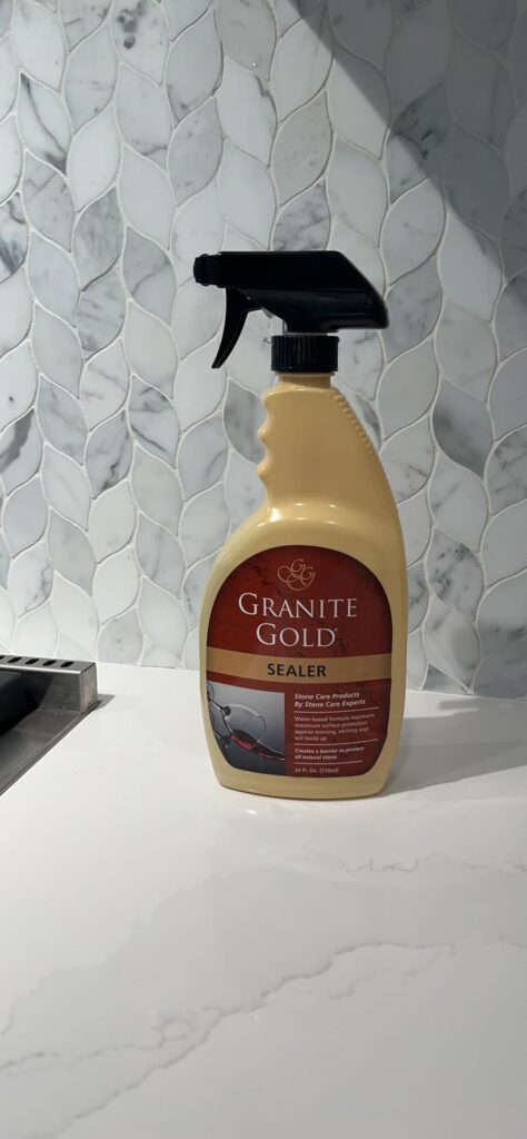 Granite Gold Water-Based Sealer Spray Protection for Granite, Marble, Travertine, Natural Stone Countertops, 24 Fluid Ounces, 1-Pack Customer Review Best Sealers For Granite Counters