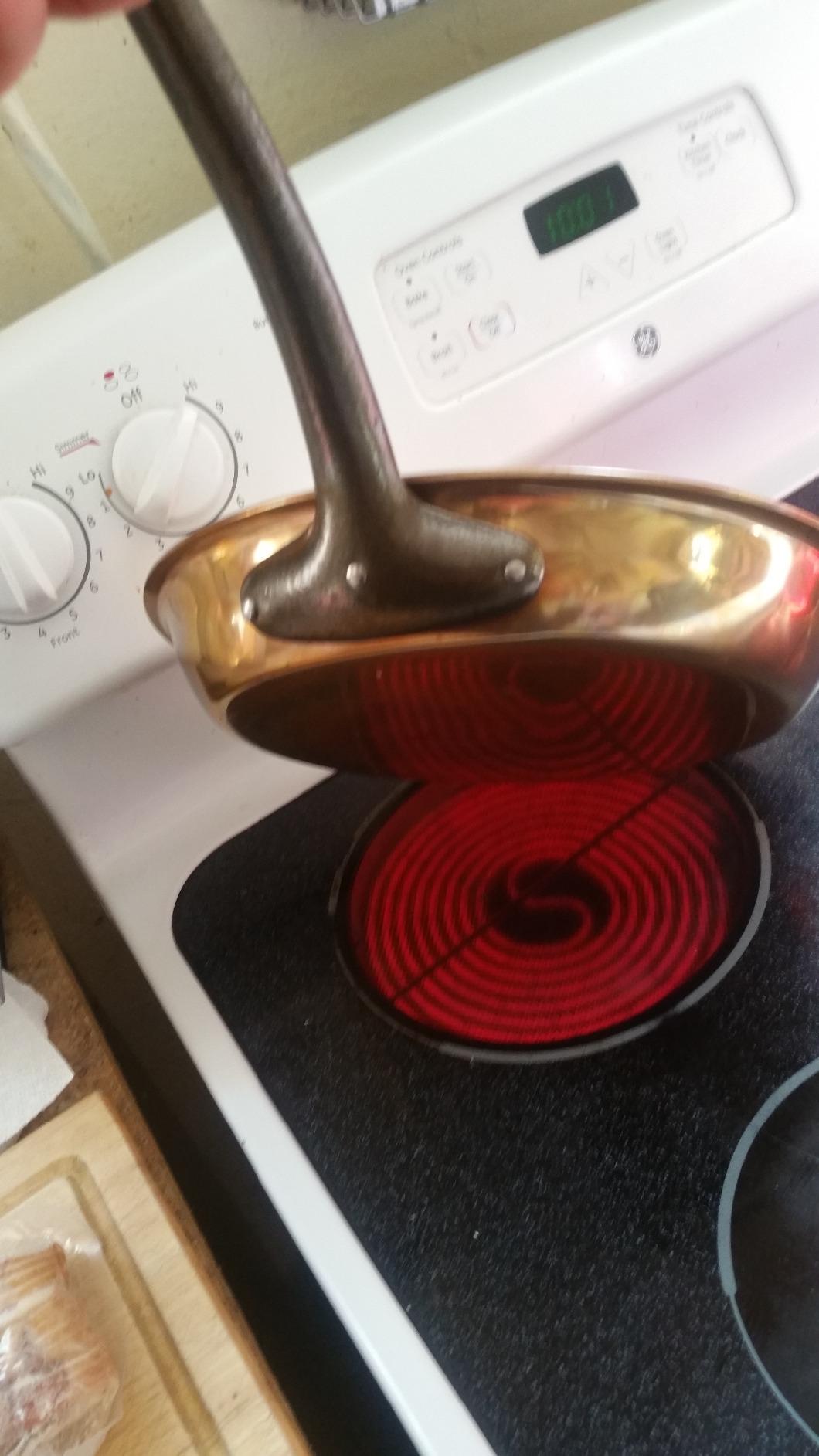 Matfer Bourgeat Copper Frying Pan 11 inch - Customer Photo 1